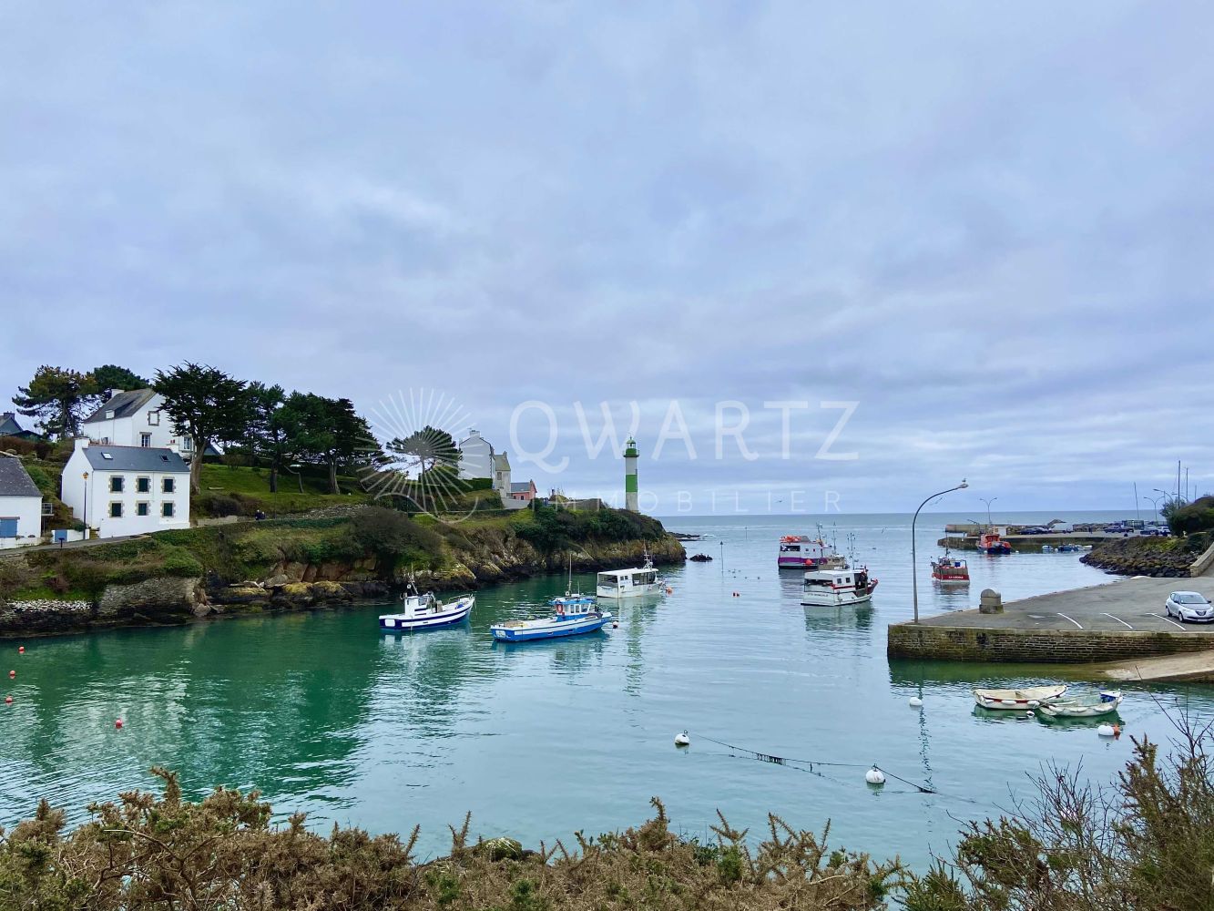 VENDU PAR NOS SOINS Terrain à vendre bord de mer Doélan Clohars-Carnoët Finistère Sud