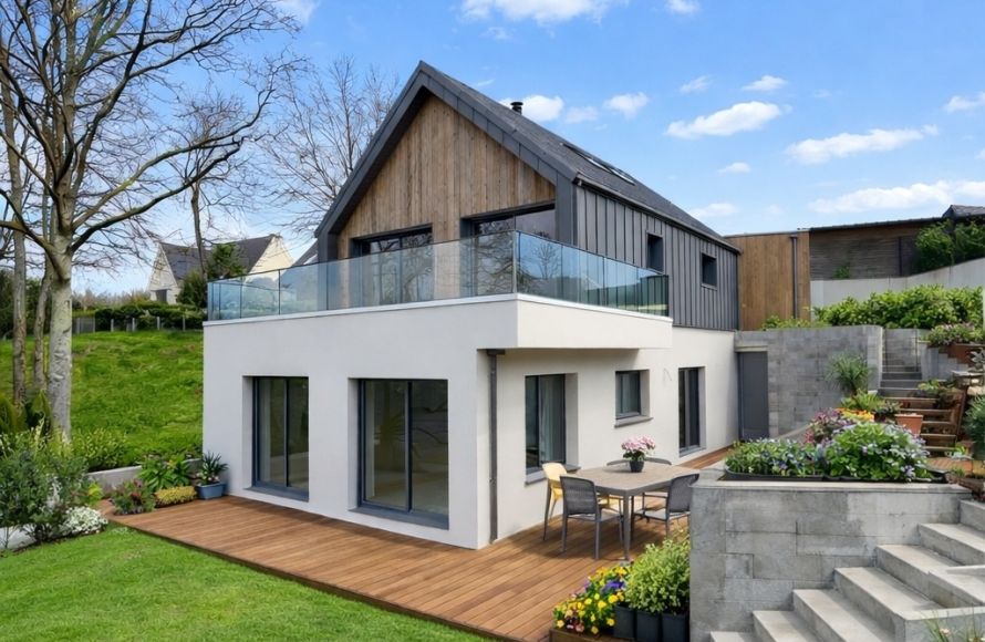 Maison neuve à vendre bord de rivière Morbihan