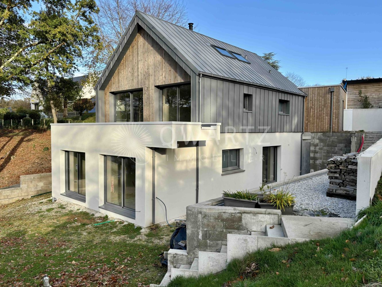 Maison neuve à vendre bord de rivière Morbihan