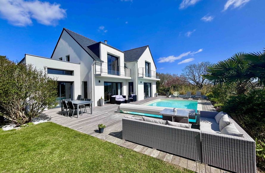 Maison contemporaine avec piscine Guidel